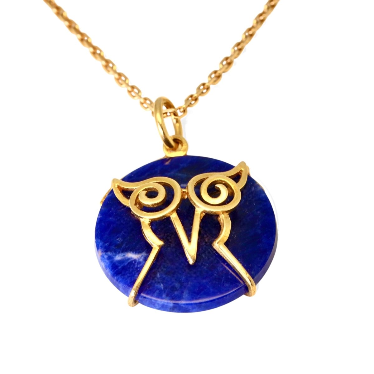 Illias LALAOUNIS Pendentif chouette ou hibou. - Maison Eloe