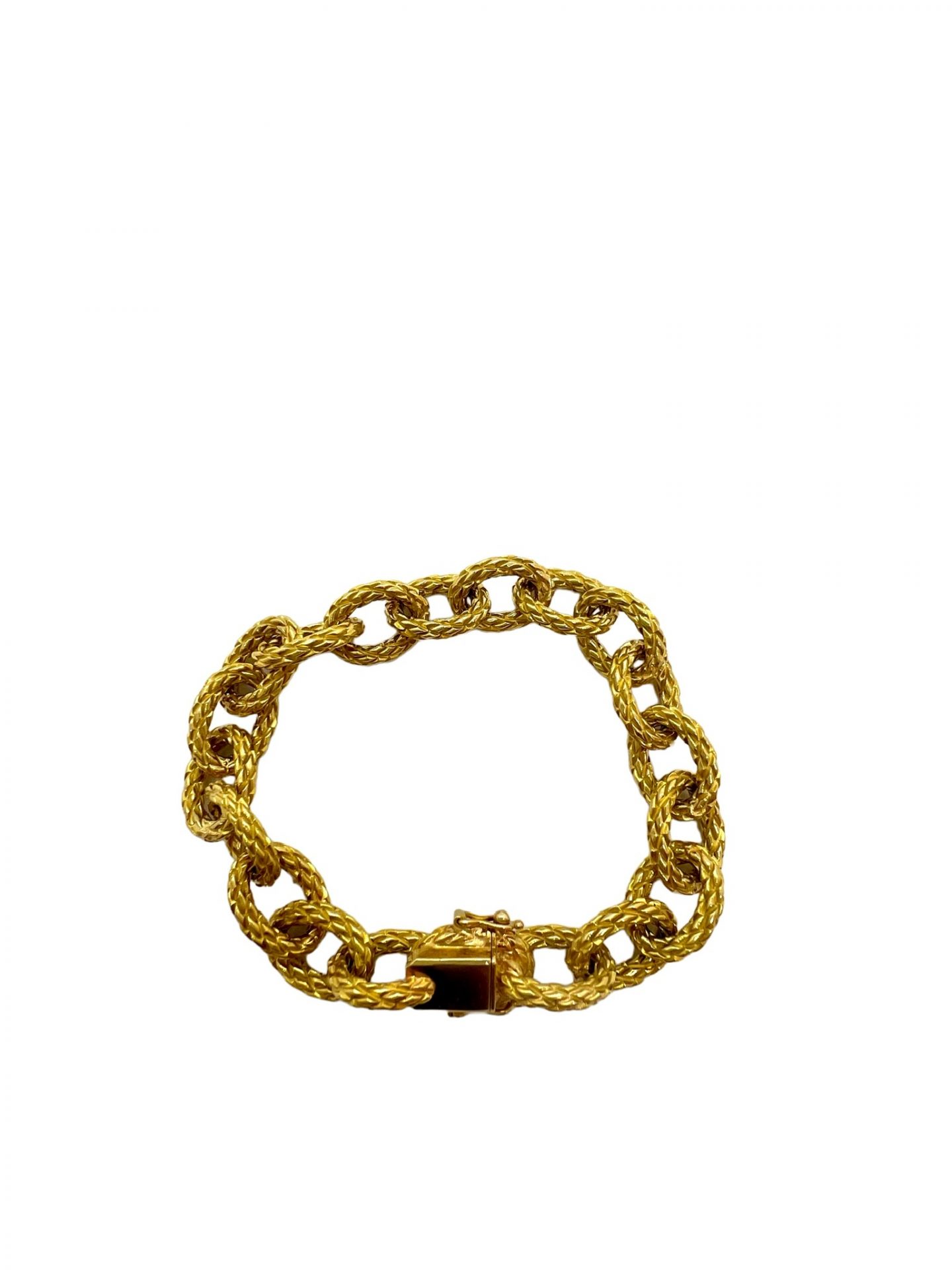 Bracelet or jaune 18K Poinçon de Maitre Julien Paimbault