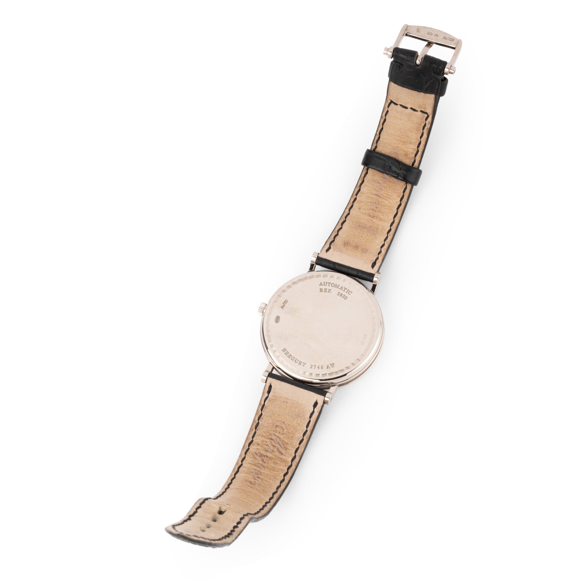 A Breguet watch, "Marine", in white gold