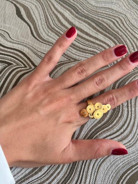 Bague Bulgari "Cicladi" or jaune 18K