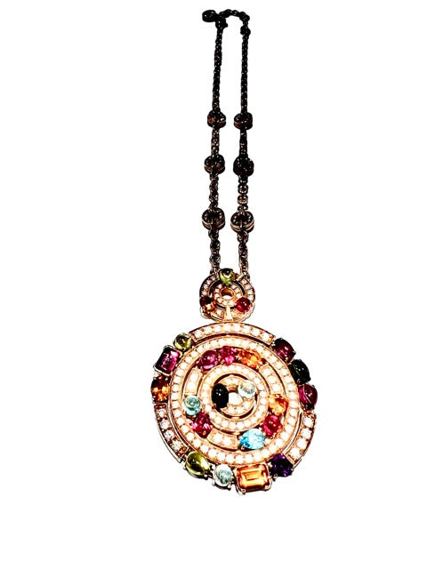 Bulgari Vintage collier pendentif "Allegra" et sa chaine