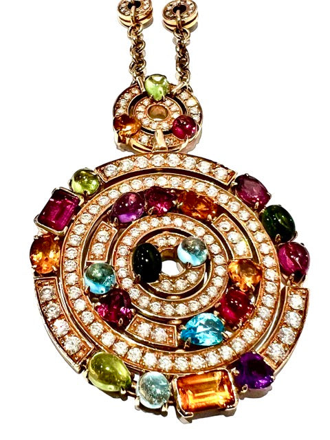 Bulgari Vintage collier pendentif "Allegra" et sa chaine