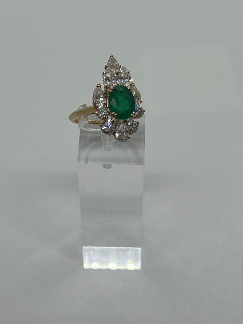 Boucheron, Emerald and Diamond ring