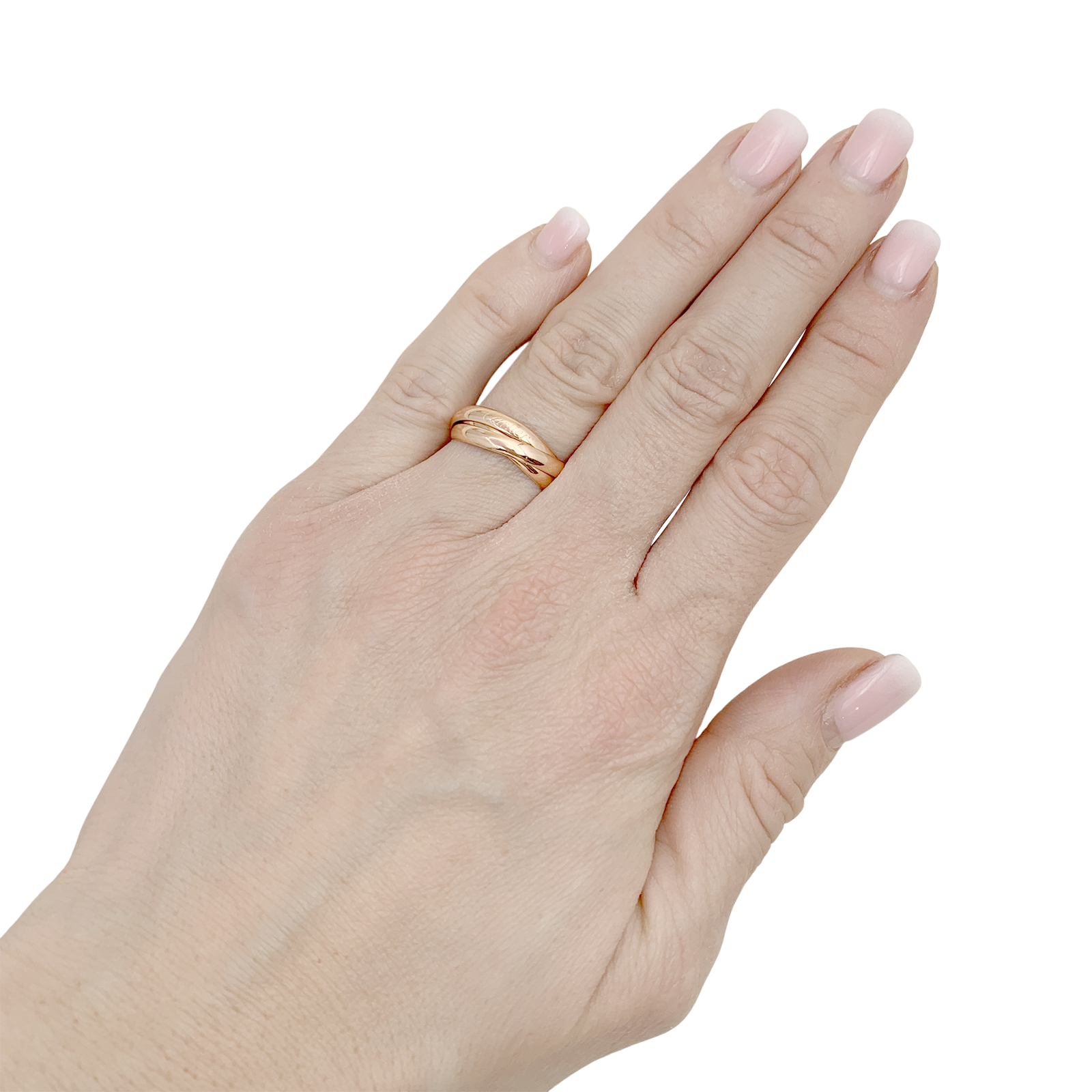 Cartier ring, "Trinity", pink gold.