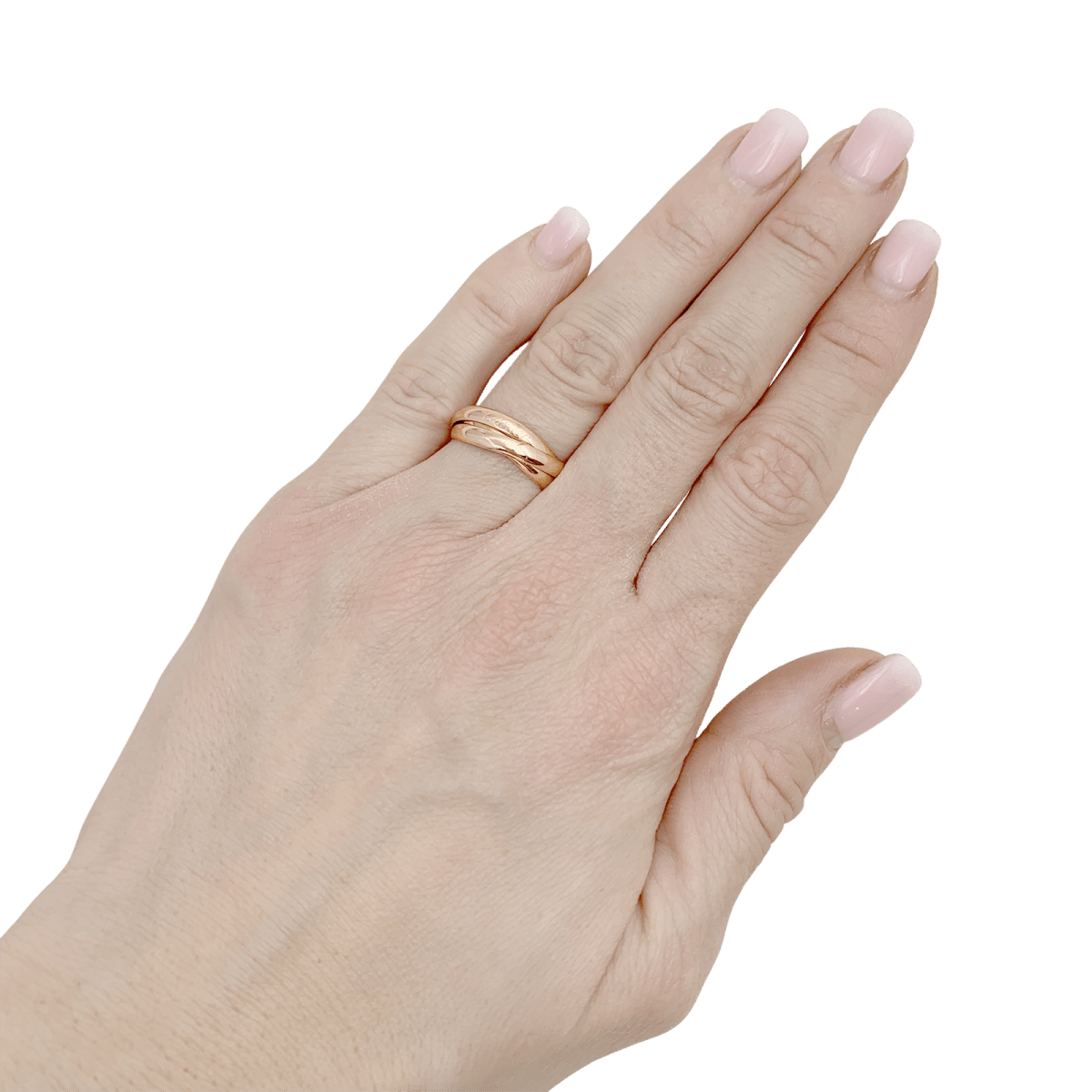 Bague Cartier, "Trinity", or rose. - Maison Eloe