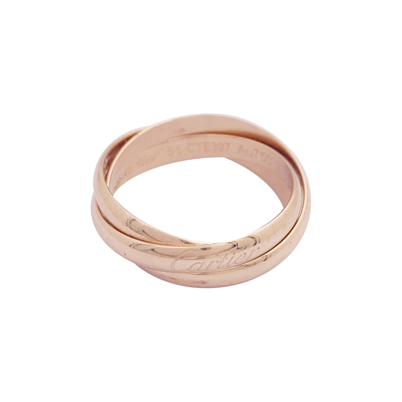 Cartier ring, "Trinity", pink gold.