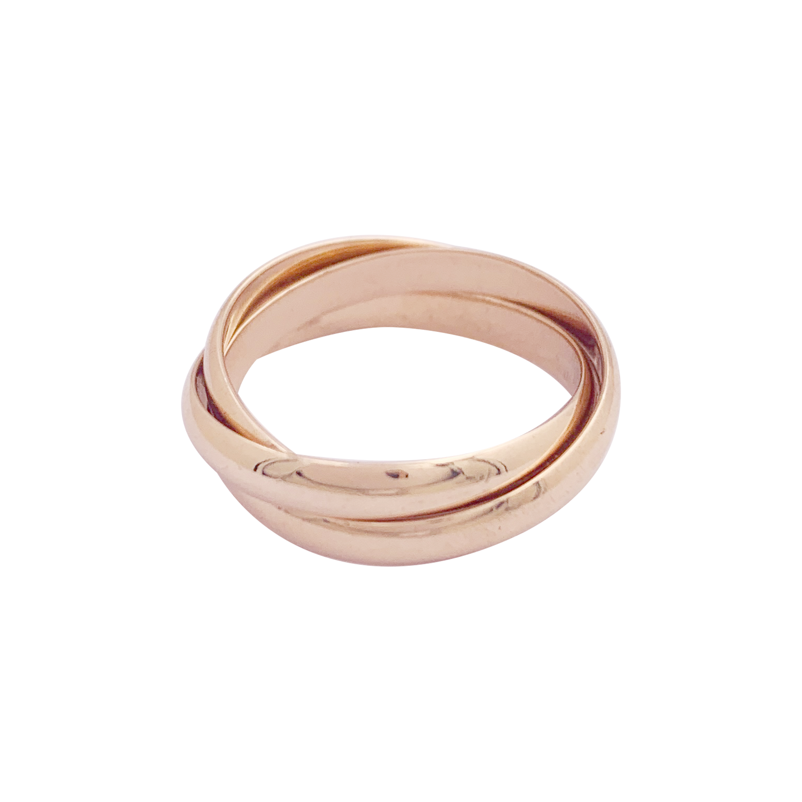Cartier ring, "Trinity", pink gold.