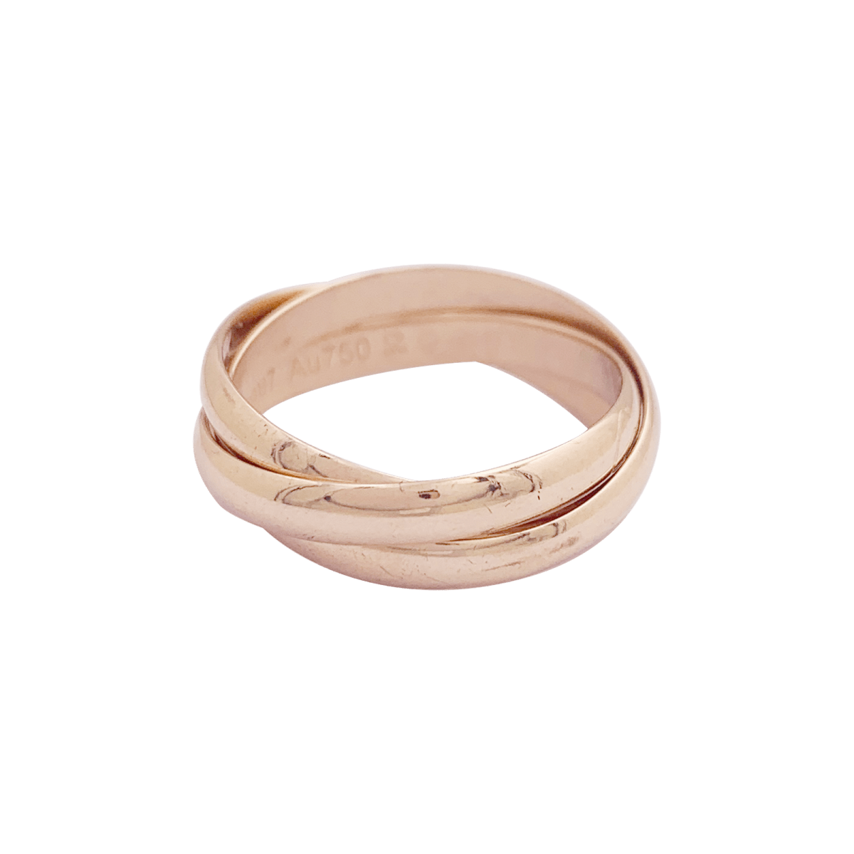 Bague Cartier, "Trinity", or rose. - Maison Eloe
