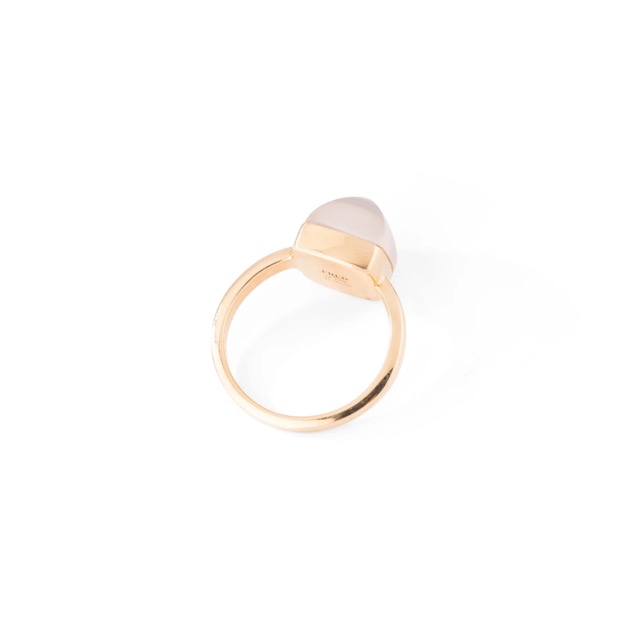 Fred bague Pain de Sucre or rose et quartz