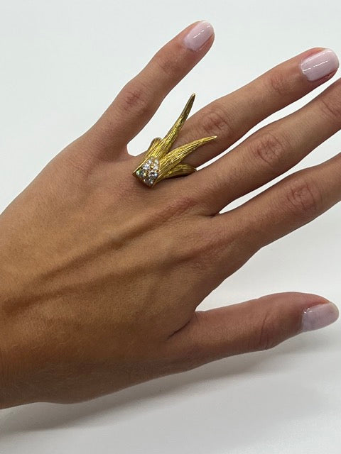 Bague Mauboussin Vintage or et diamants