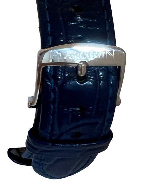 Blancpain, Villeret watch in steel on leather