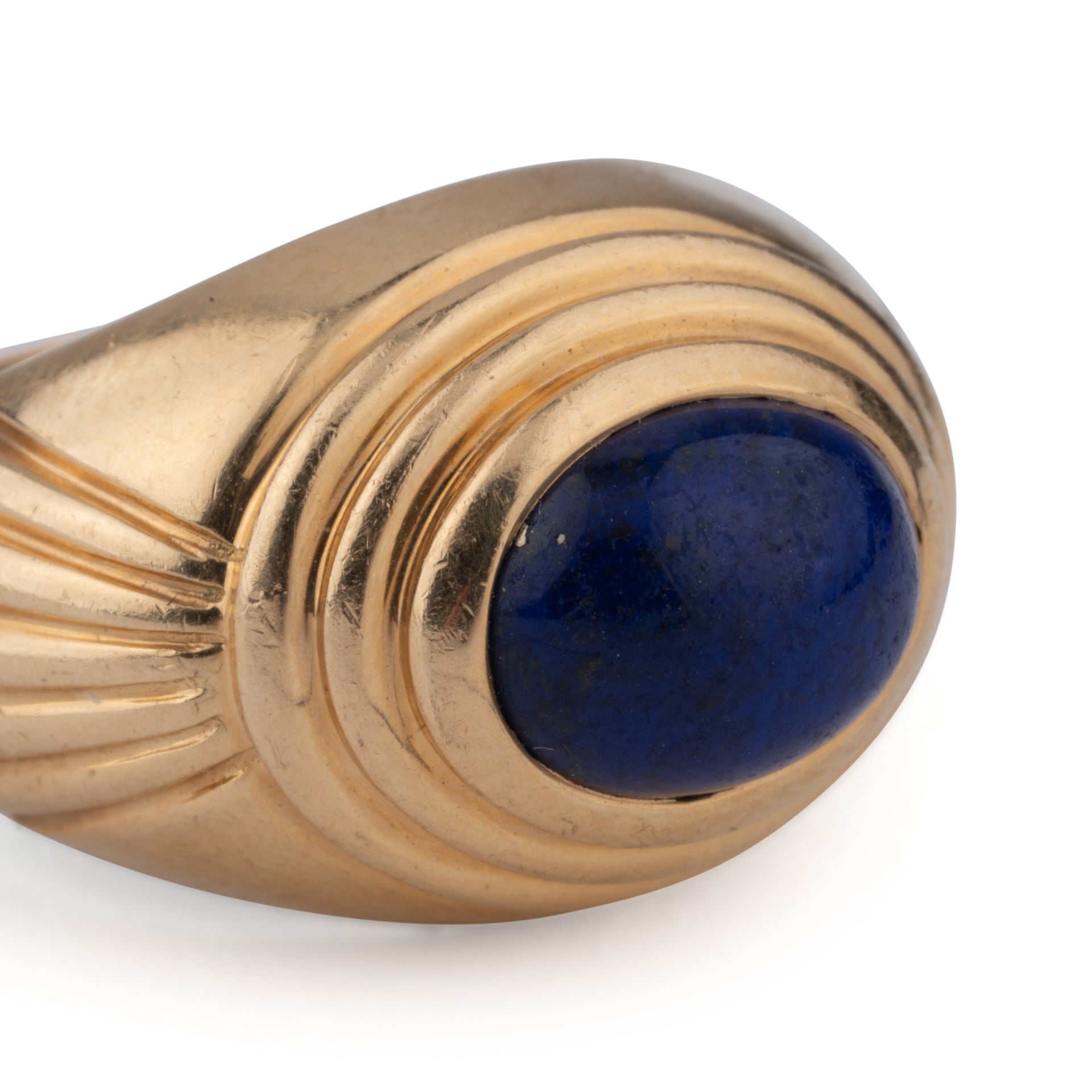 Boucheron, bague "Jaïpur, en or jaune 18K, cabochon Lapis Lazuli