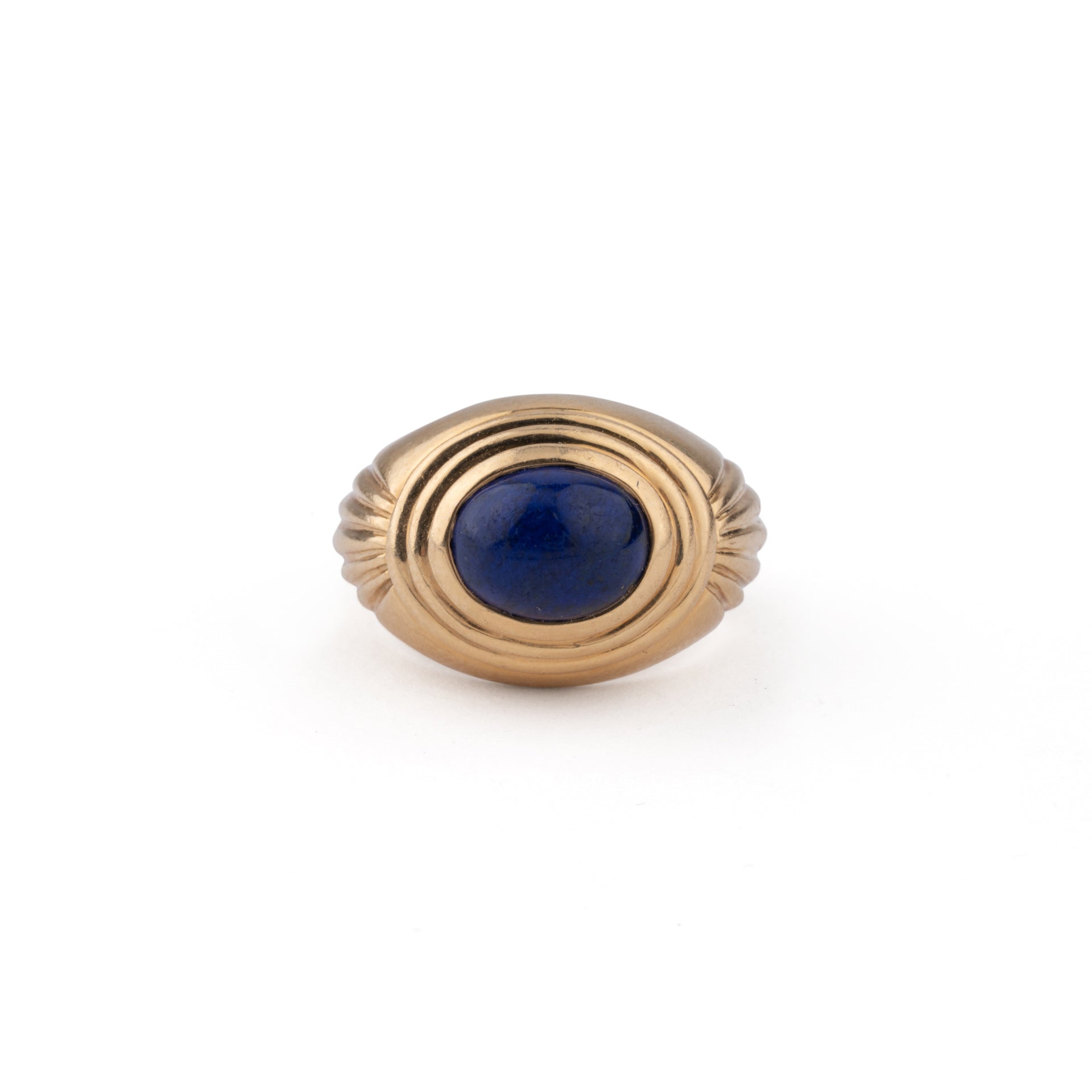 Boucheron, bague "Jaïpur, en or jaune 18K, cabochon Lapis Lazuli