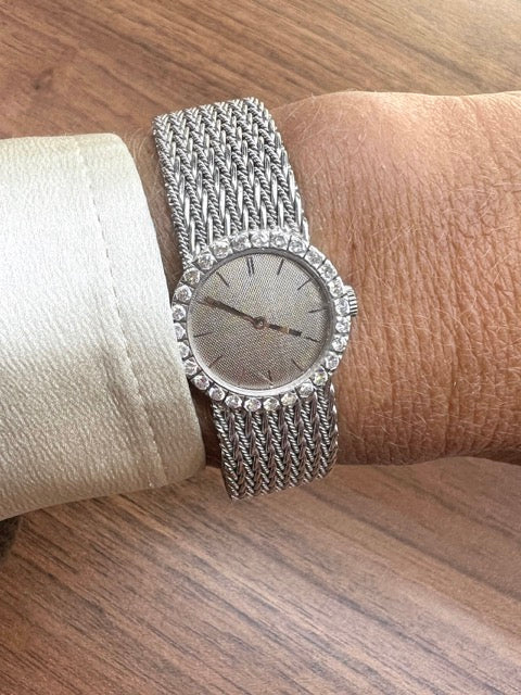 Boucheron Paris, Vintage White Gold Diamond Watch