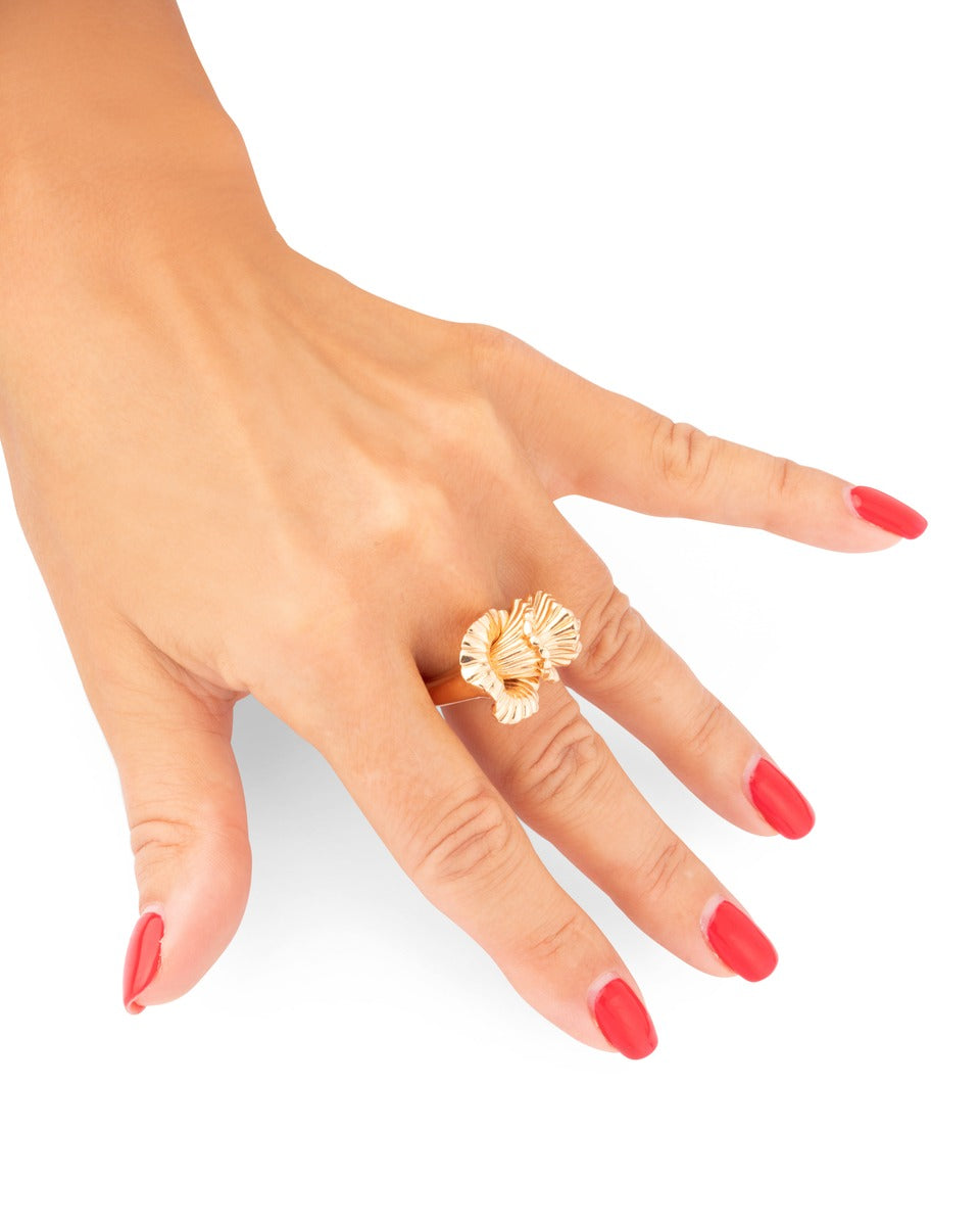 Boucheron, "Exquises Confidences" ring in pink gold and diamonds