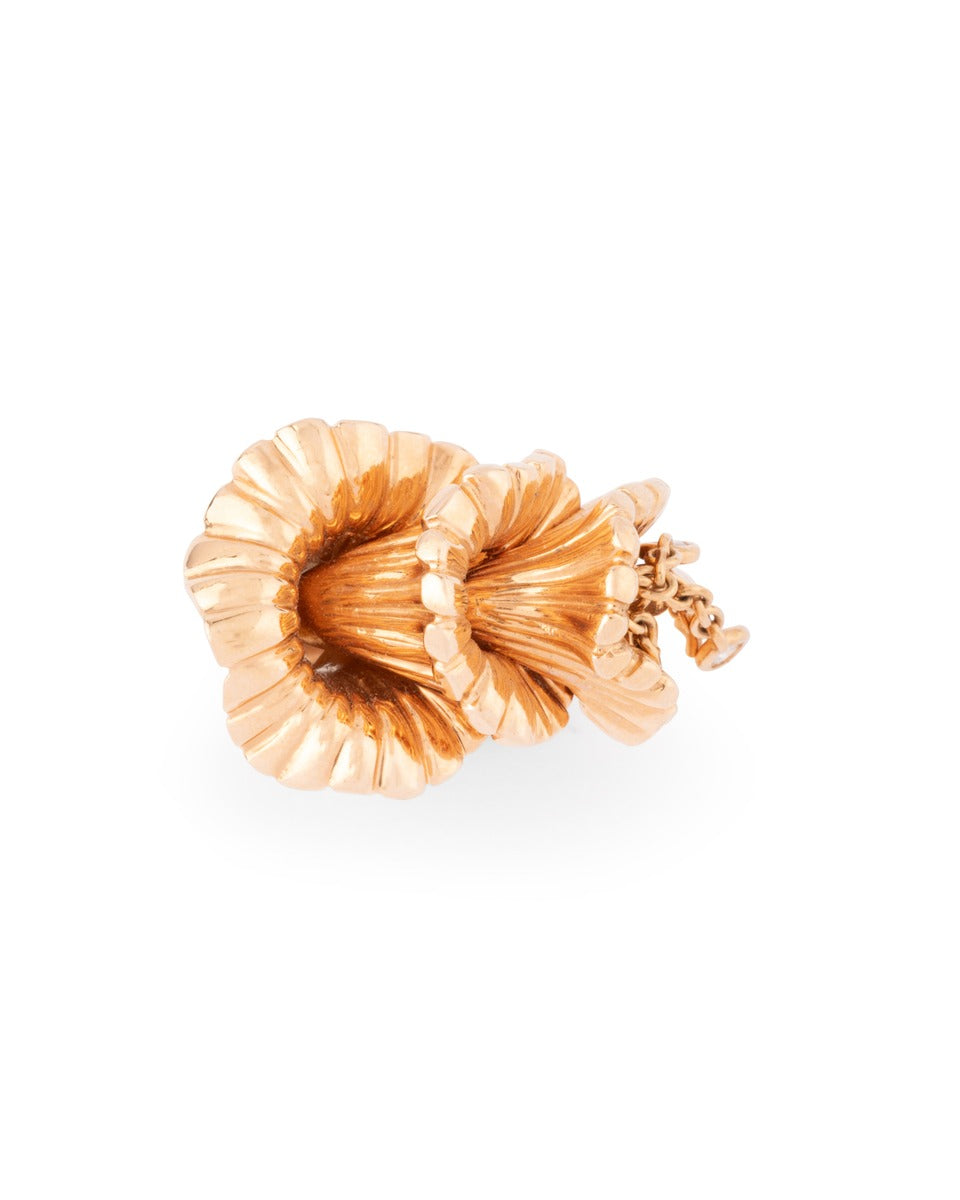 Boucheron, "Exquises Confidences" ring in pink gold and diamonds