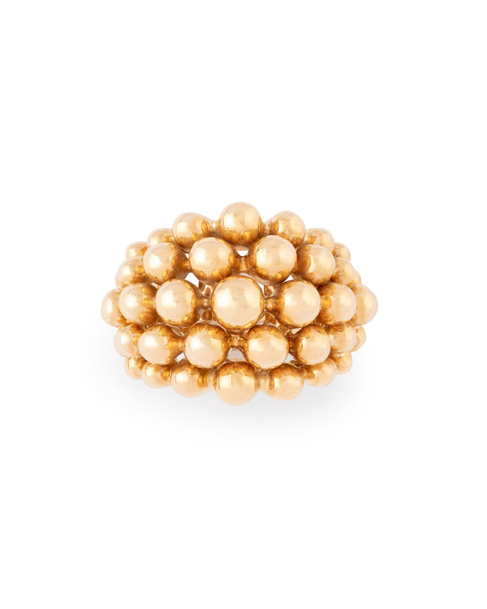 Boucheron "Grains de raisin" ring in 18K yellow gold
