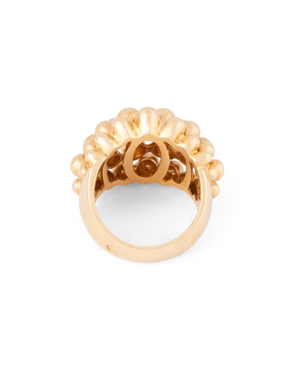 Boucheron "Grains de raisin" ring in 18K yellow gold