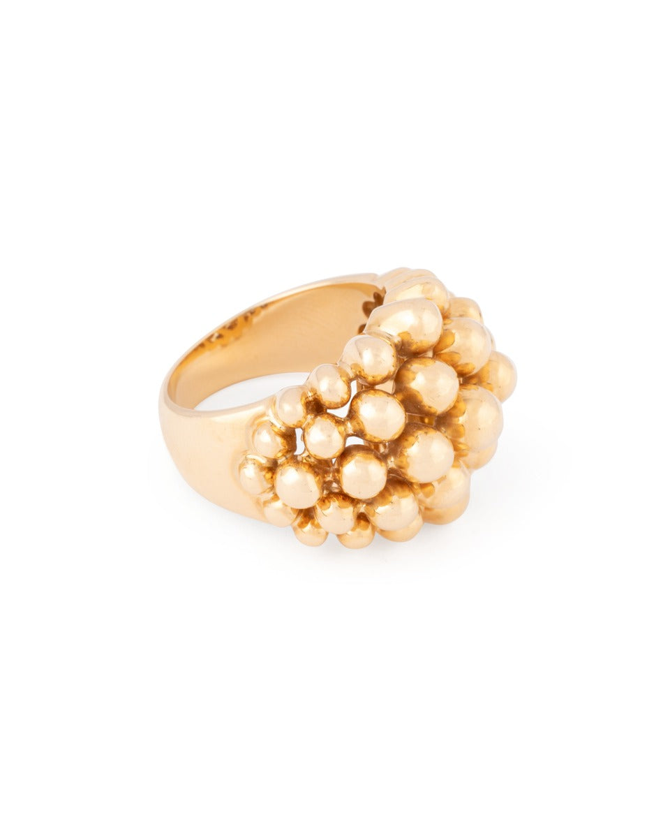 Boucheron "Grains de raisin" ring in 18K yellow gold