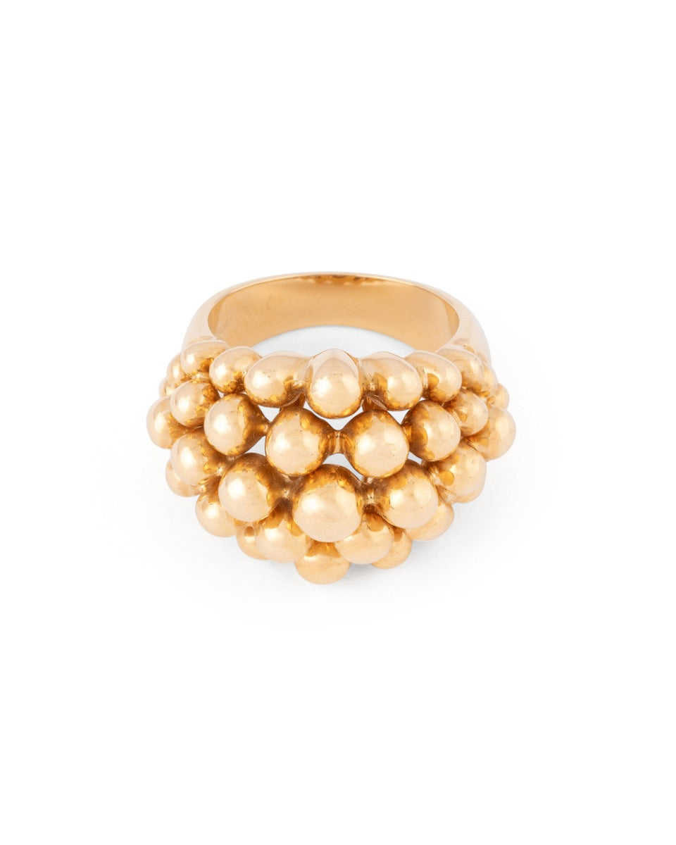 Boucheron bague "Grains de raisin" en or jaune 18 K