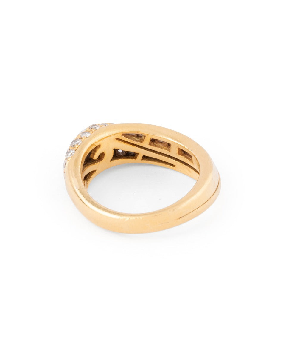 Boucheron 18K yellow gold and diamond ring