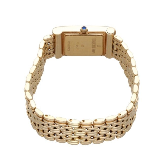 Boucheron montre "Reflet" or jaune quartz - Maison Eloe