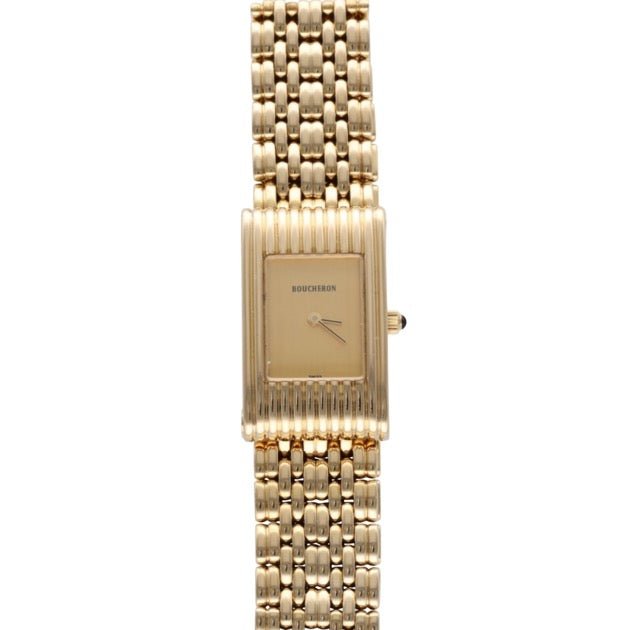 Boucheron montre "Reflet" or jaune quartz - Maison Eloe
