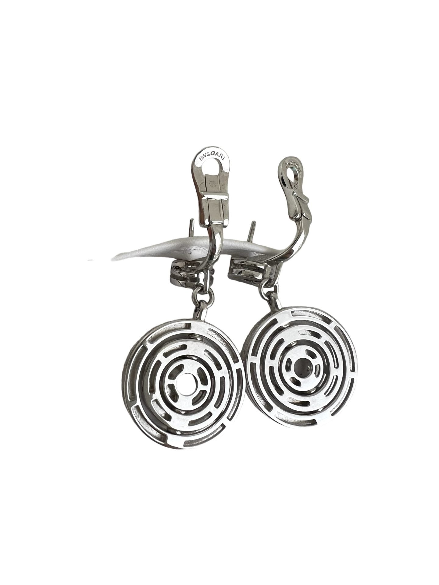 Bulgari "Astrale" earrings in white gold