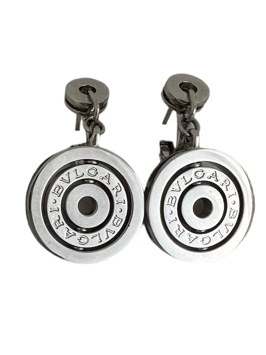 Bulgari "Astrale" earrings in white gold