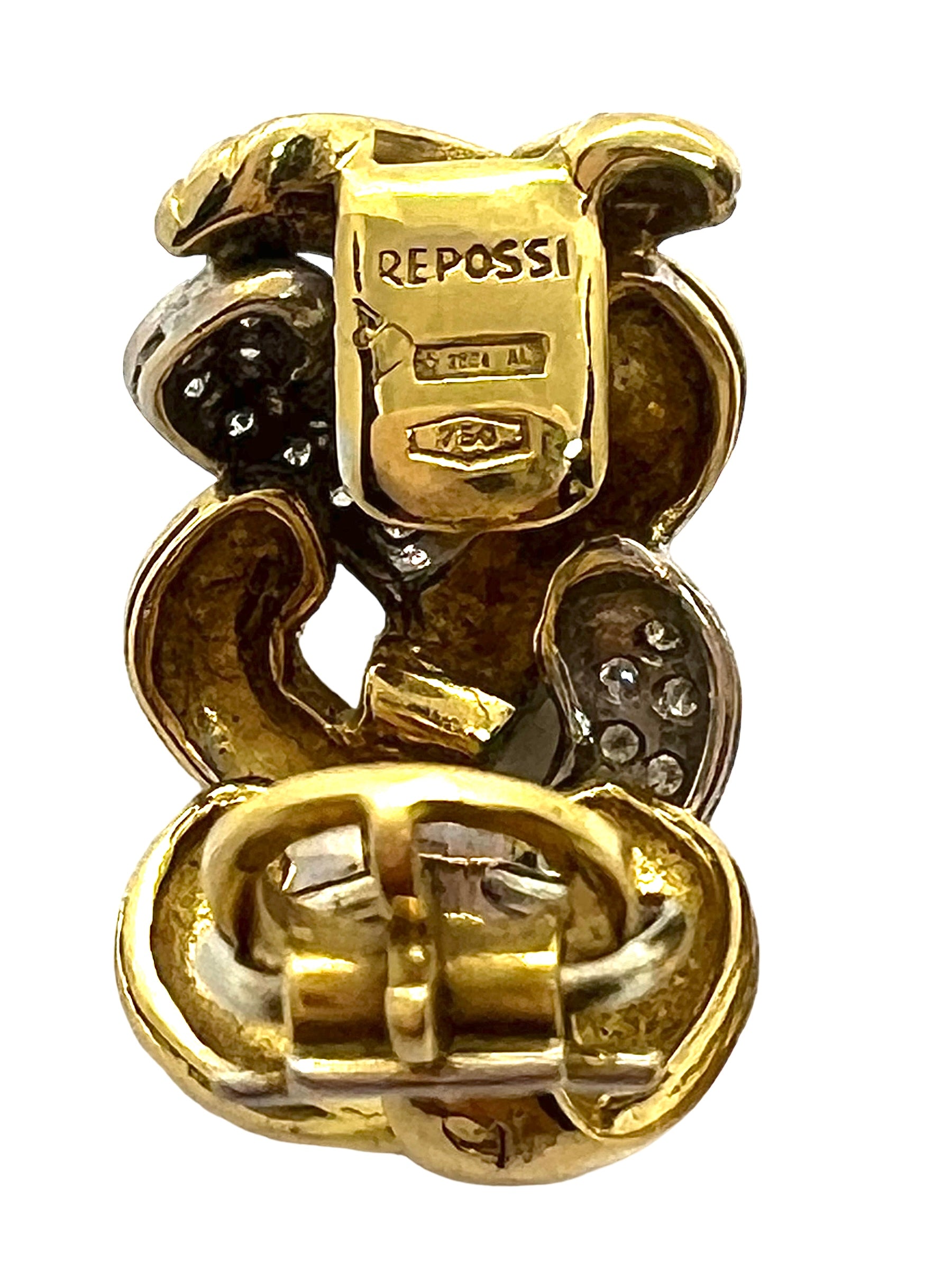 Repossi Earrings, Gold and Diamonds