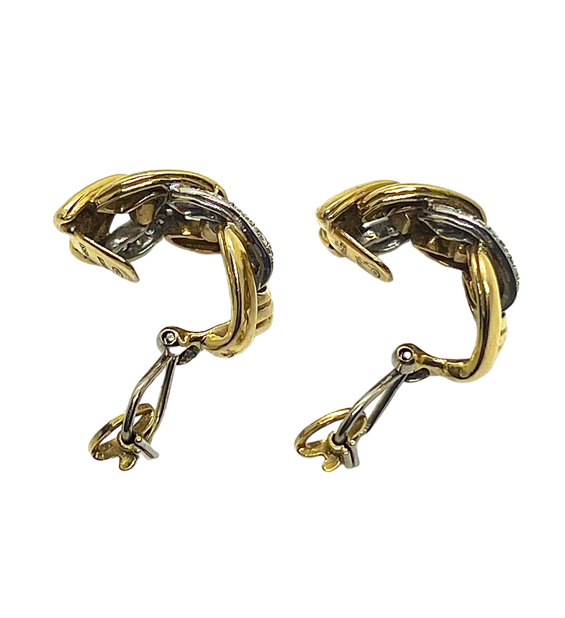 Repossi Earrings, Gold and Diamonds
