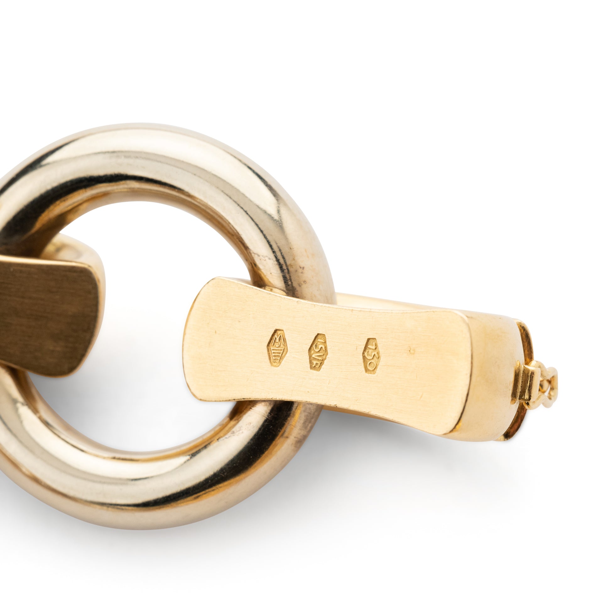 Carlo Weingrill, bracelet en or jaune et blanc 18K