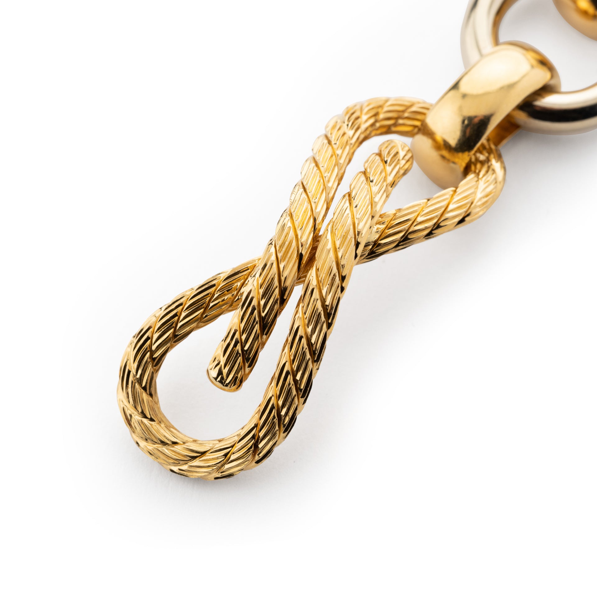 Carlo Weingrill, bracelet en or jaune et blanc 18K