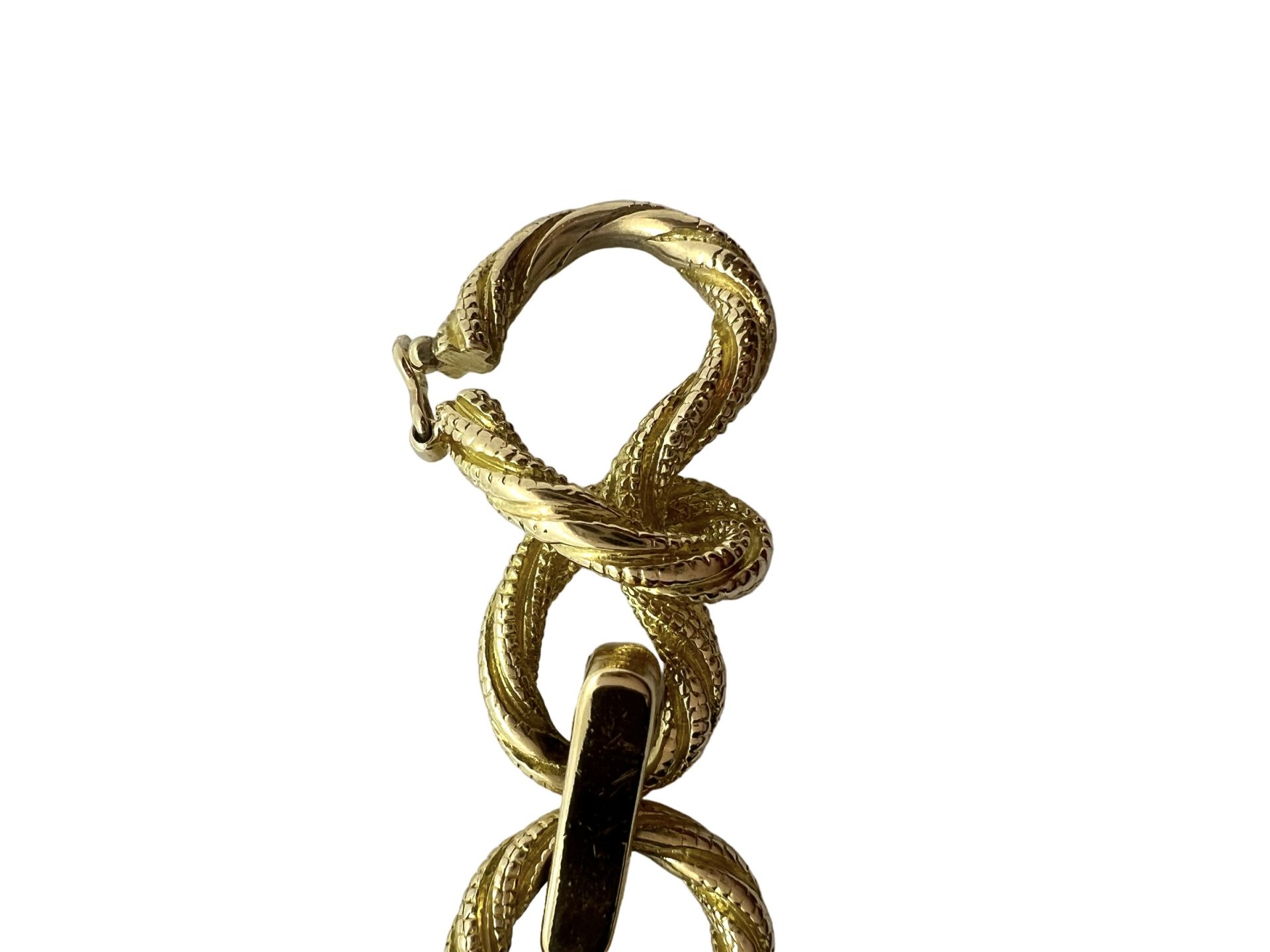 Bracelet vintage signé Gaëtan de Percin en or jaune 18K