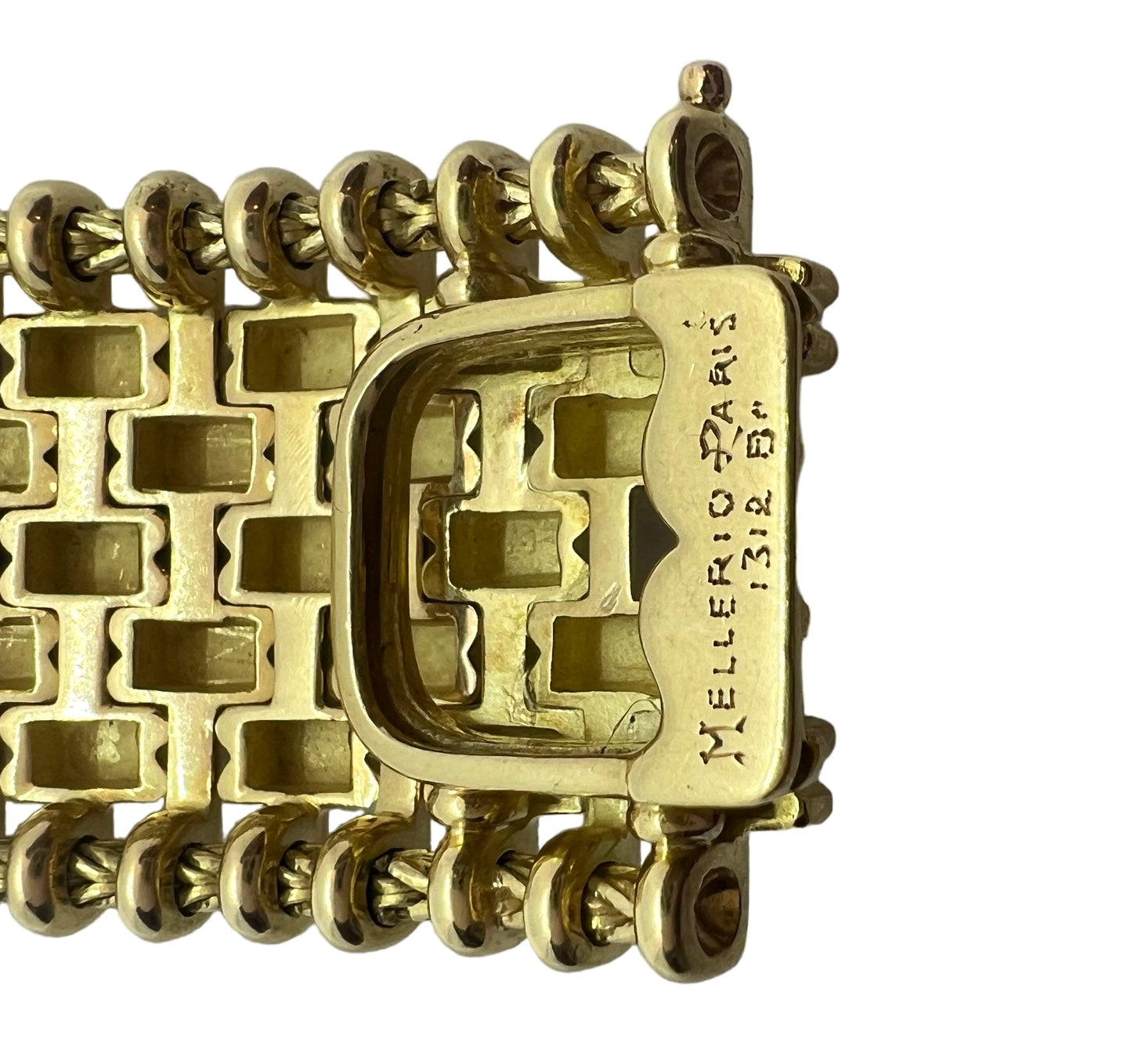 Mellerio bracelet in 18k yellow gold, Georland workshop hallmark