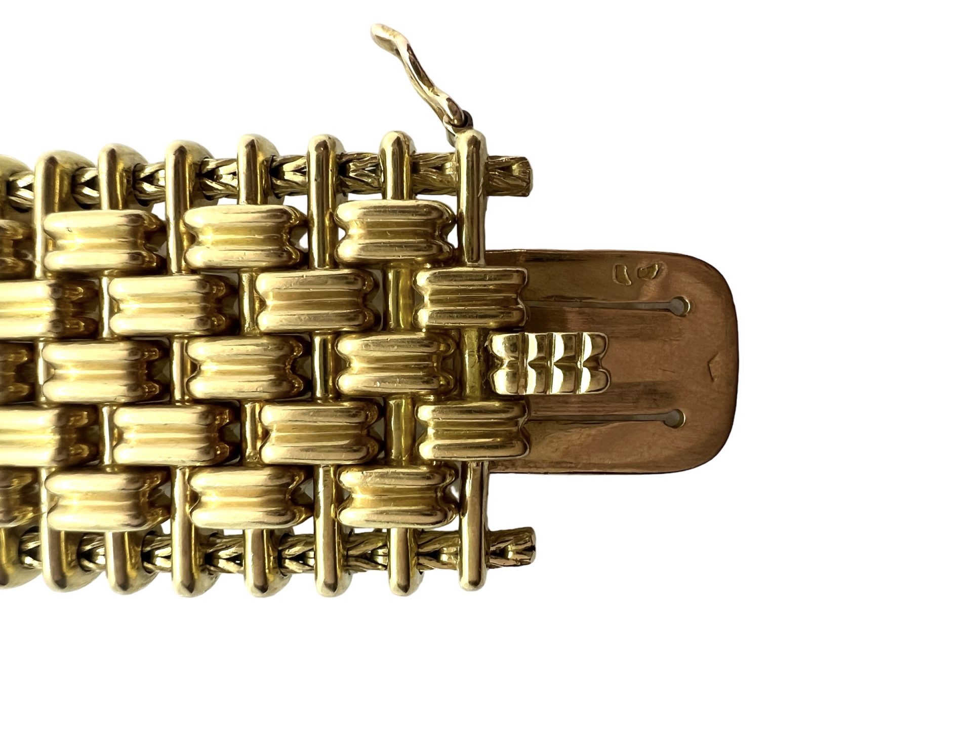 Mellerio bracelet in 18k yellow gold, Georland workshop hallmark