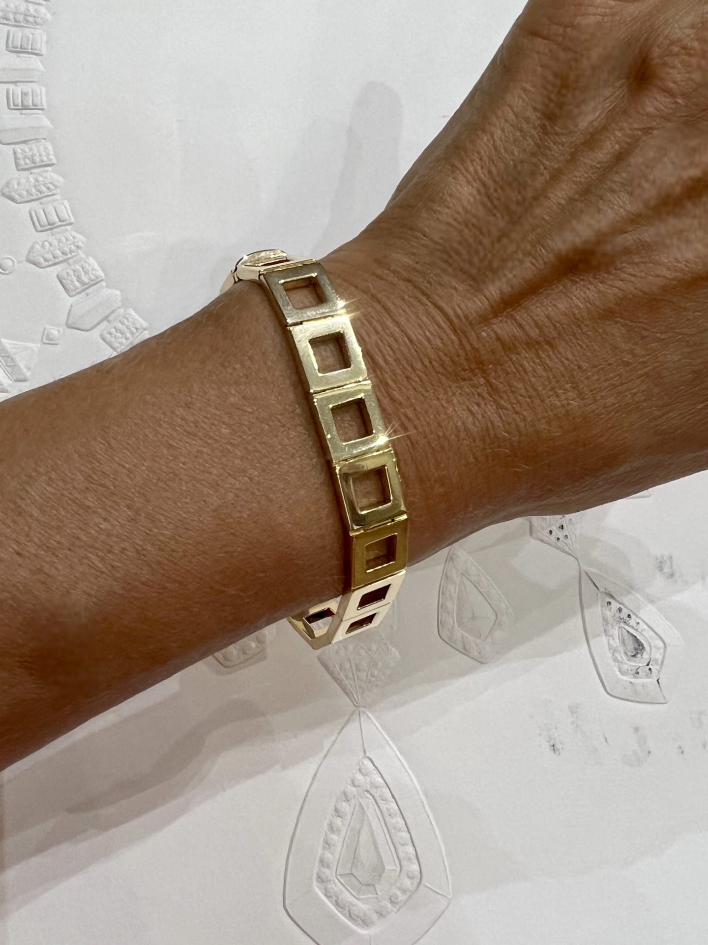 Bracelet OJ.Perrin vintage en or jaune