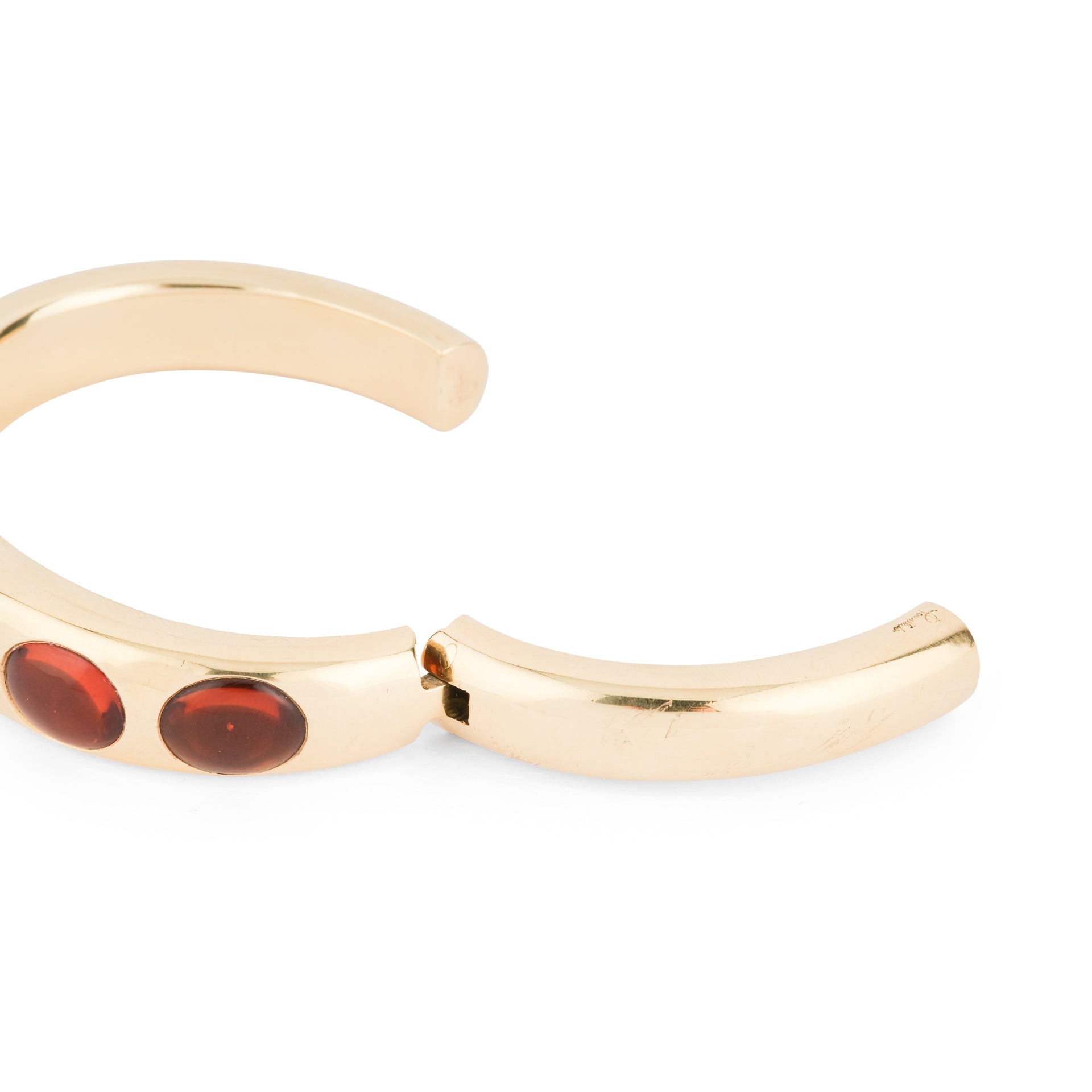 Pomellato bracelet 18K gold and vintage Citrines