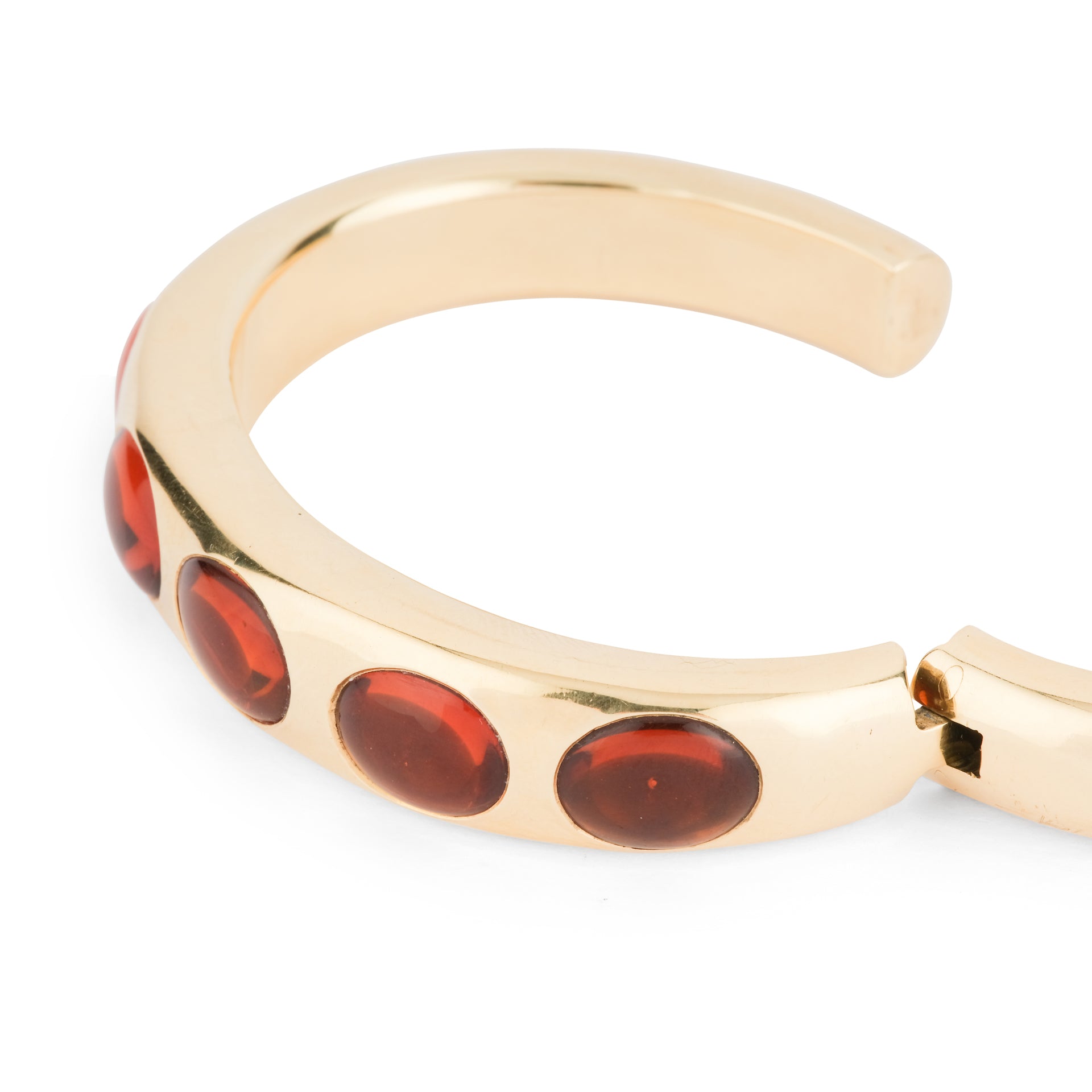 Pomellato bracelet 18K gold and vintage Citrines