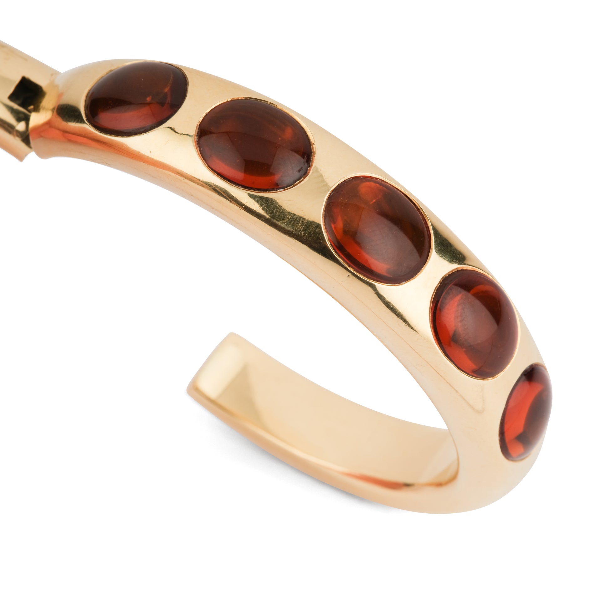 Pomellato bracelet 18K gold and vintage Citrines