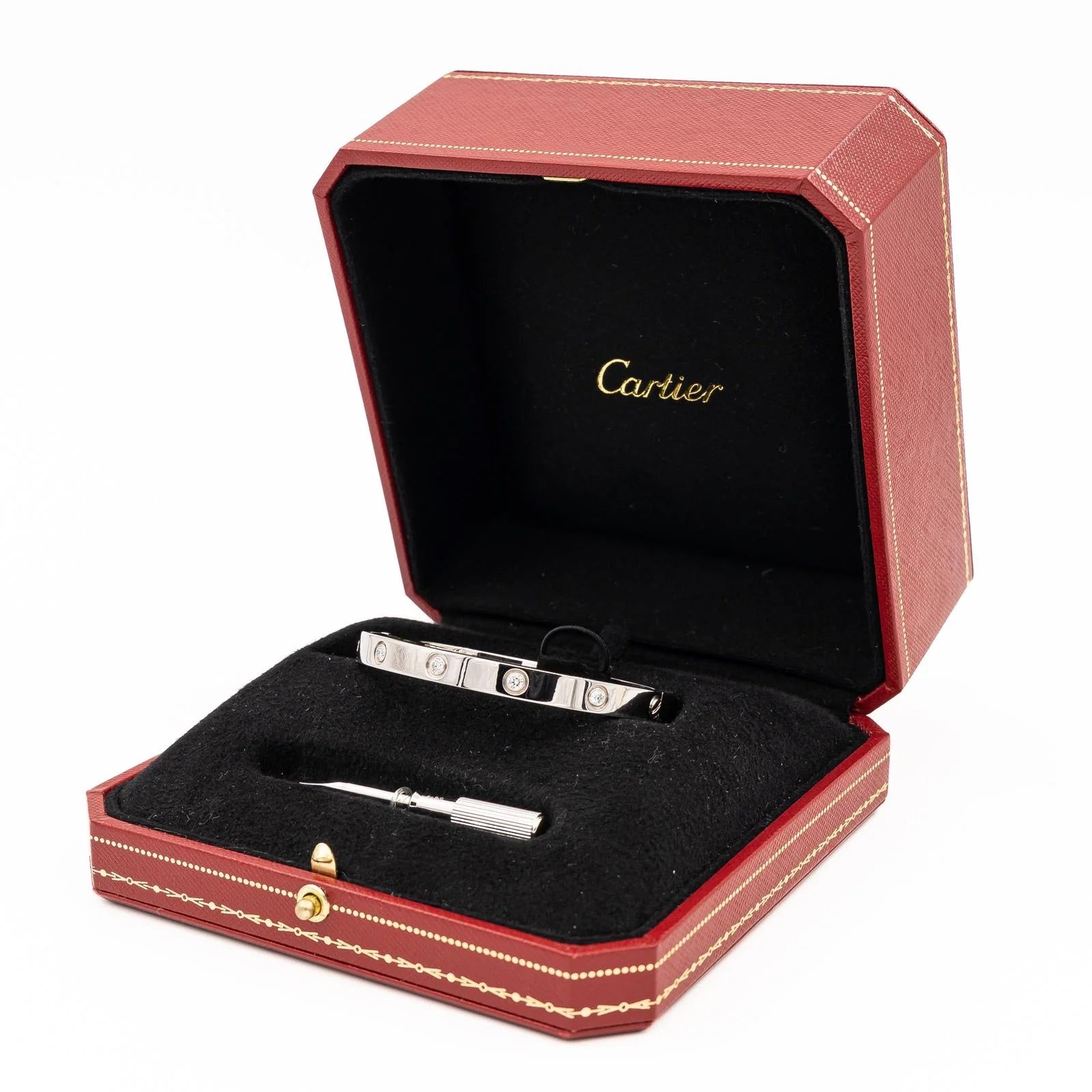 Cartier Jonc Love Bracelet White gold Diamond