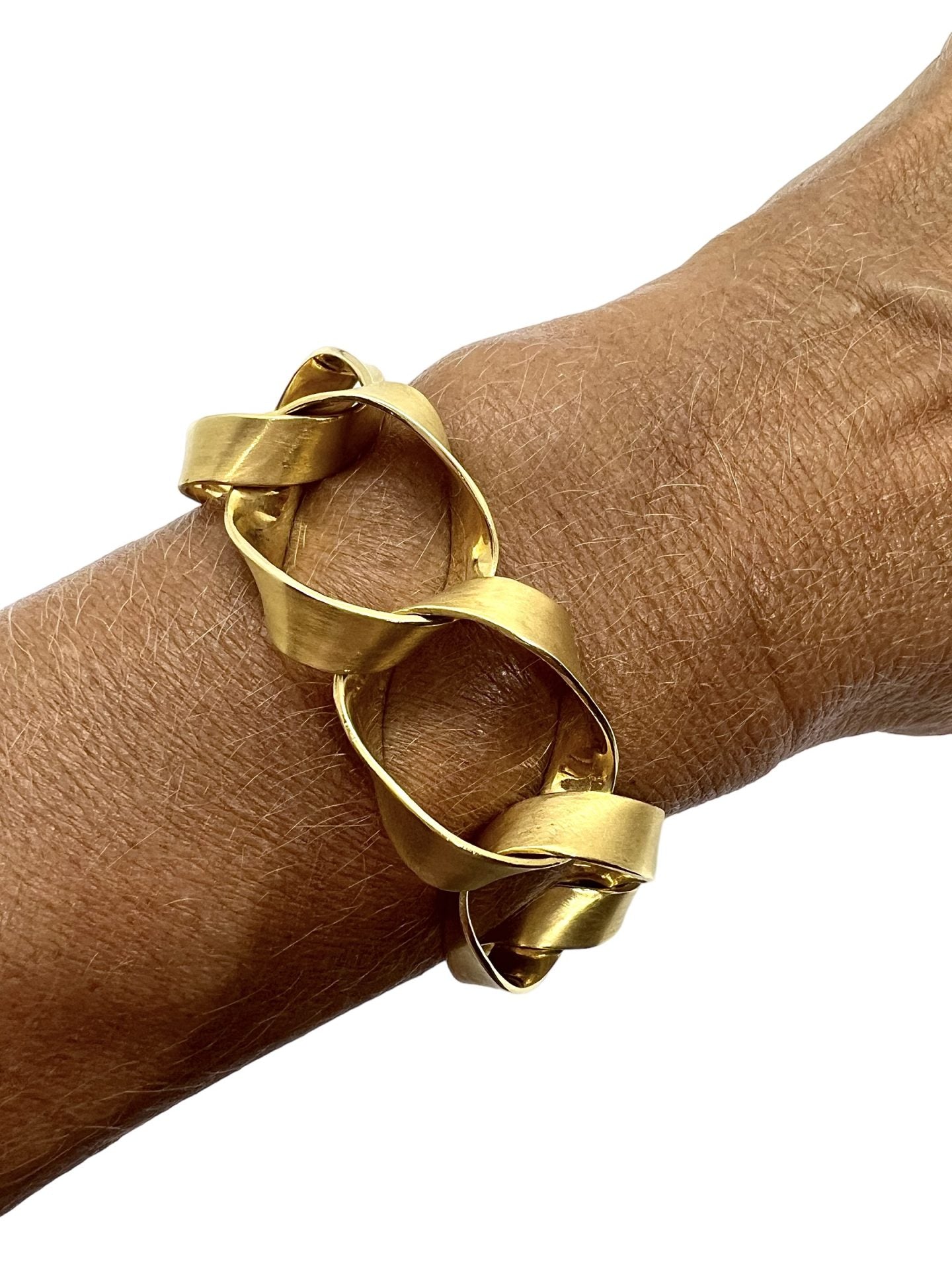 Yellow gold bracelet from the 70s, Italian work