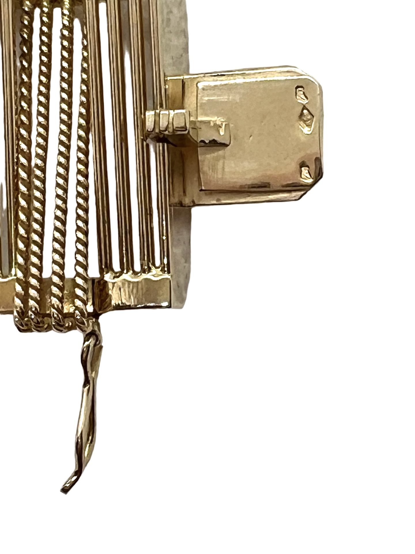 18k rose gold bracelet, French Master Hallmark