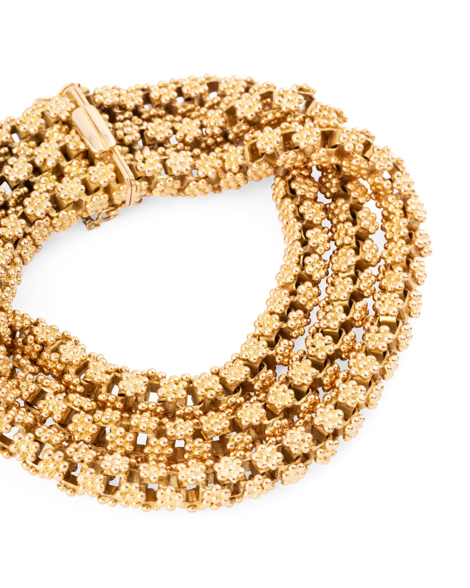 Vintage bracelet from Maison Massoni in yellow gold