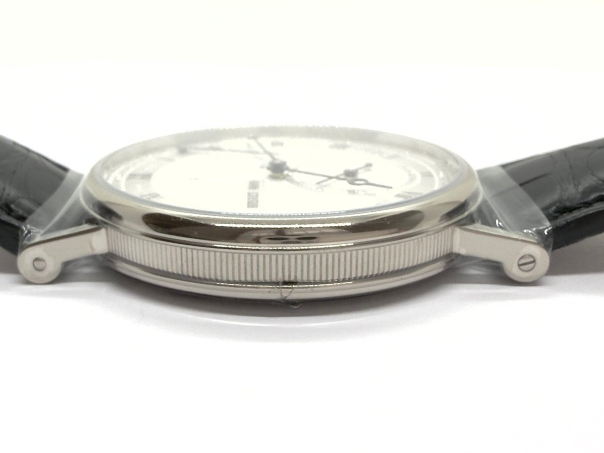 Breguet montre "Classique 5177" or gris sur cuir full set - Maison Eloe