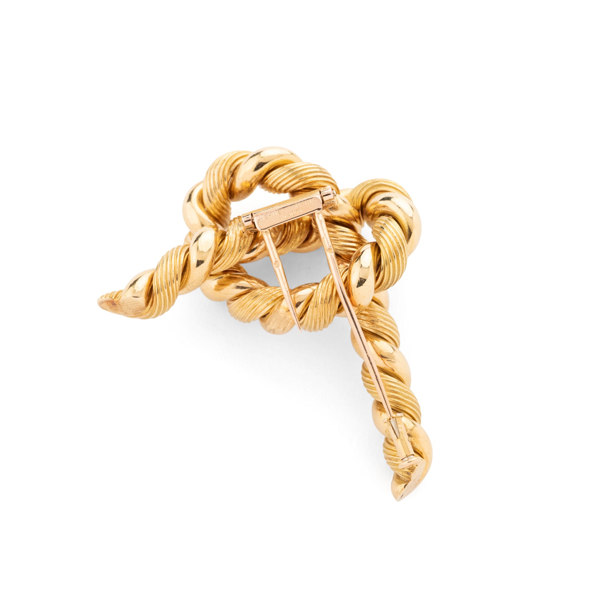 George Lenfant brooch for Hermès, in 18K yellow gold