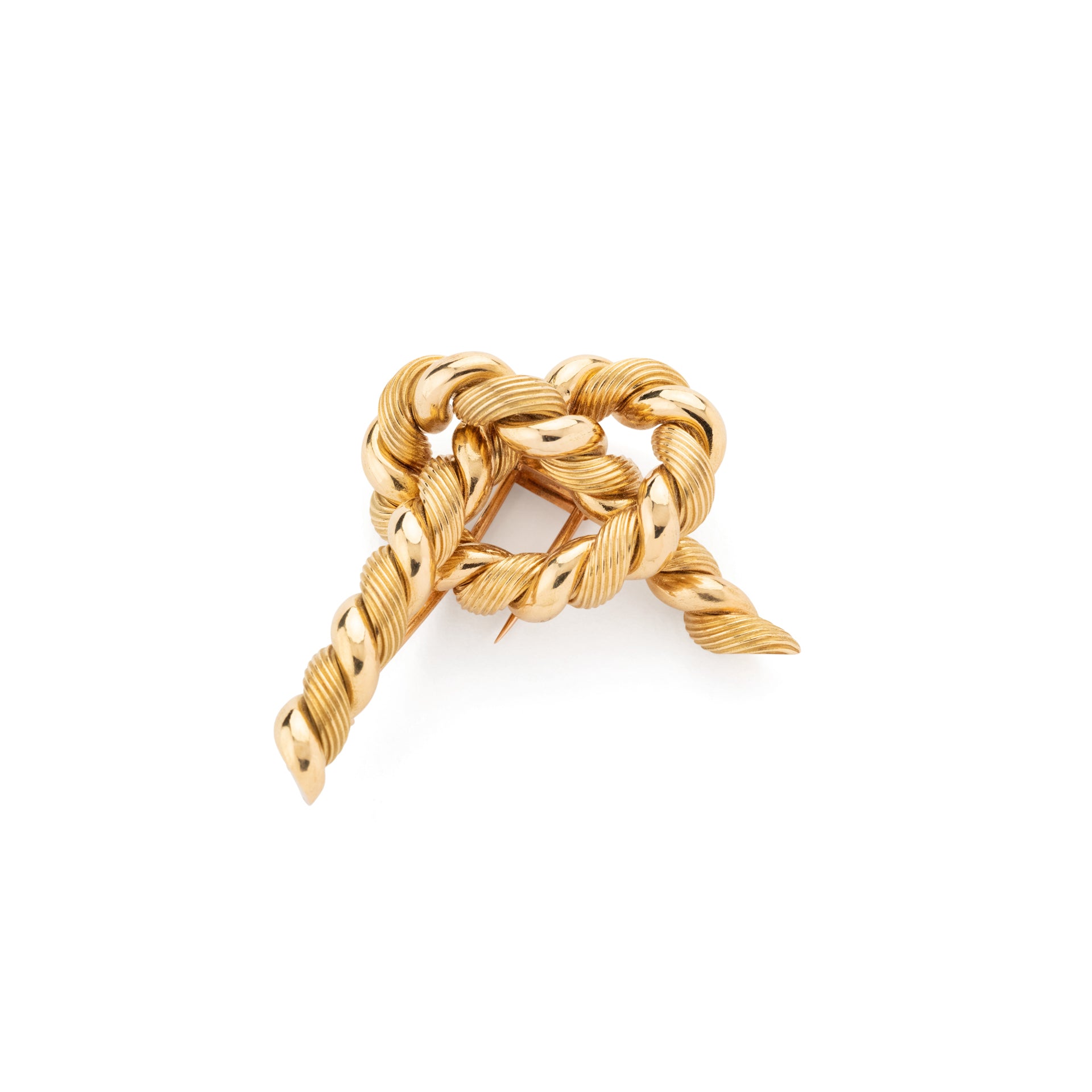 Broche George Lenfant pour Hermès, en or jaune 18 K