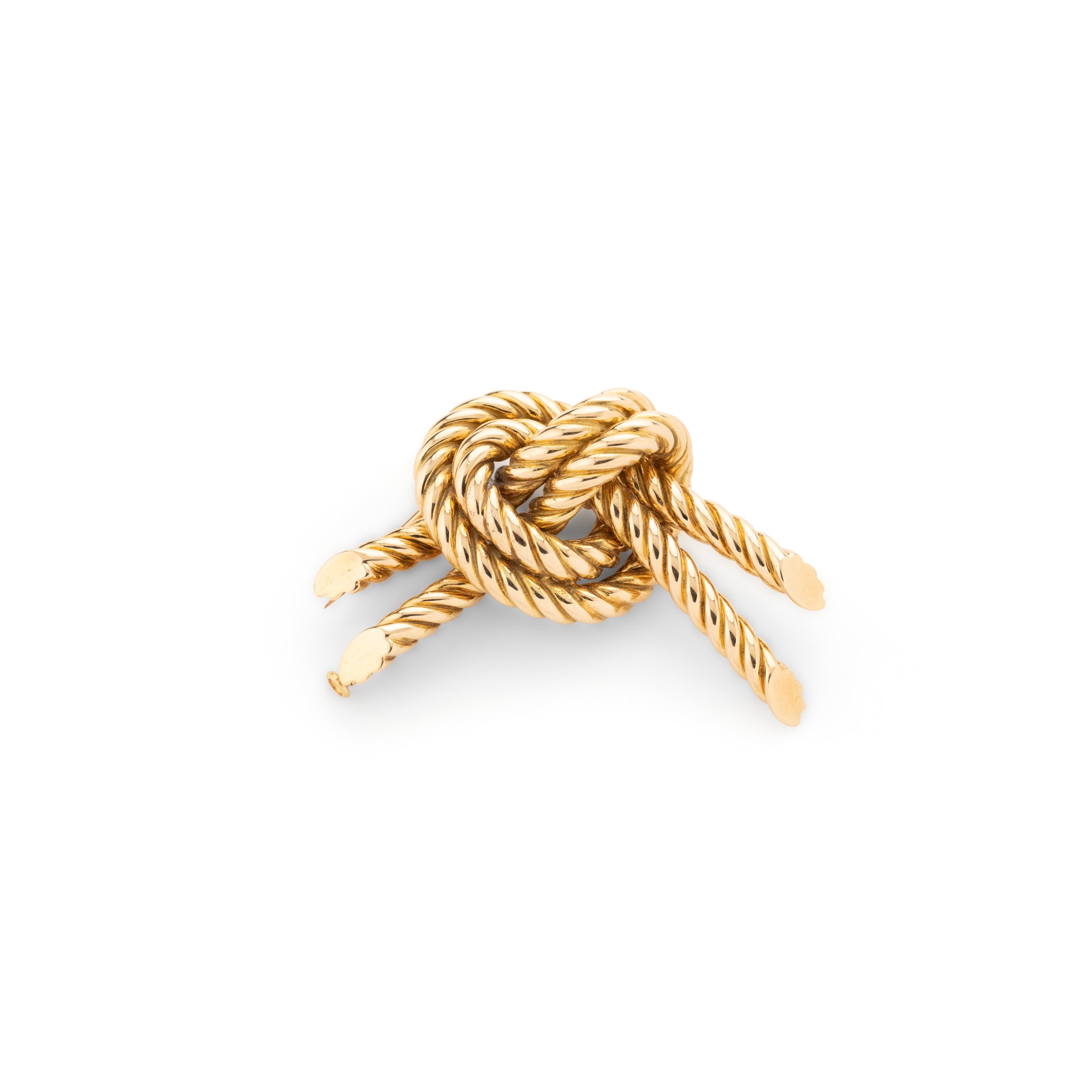 Broche Georges Lenfant pour Hermès en or jaune 18K