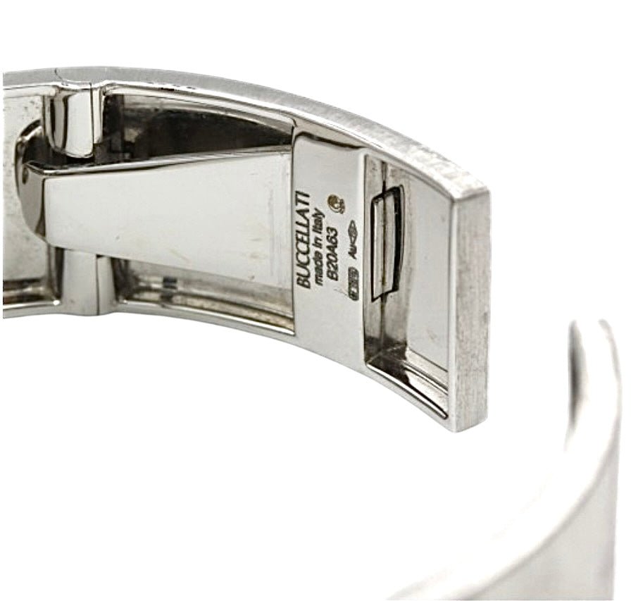 Buccellati bracelet "Macri Classica" or blanc 18K et diamants - Maison Eloe
