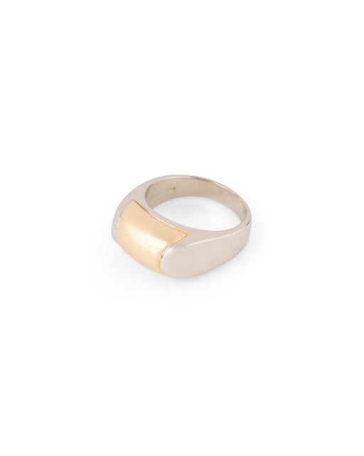 Bulgari bague Vintage en or jaune et or blanc